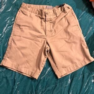 Boys Dennis uniform shorts . Irvington khaki size 16 husky adjustable waist